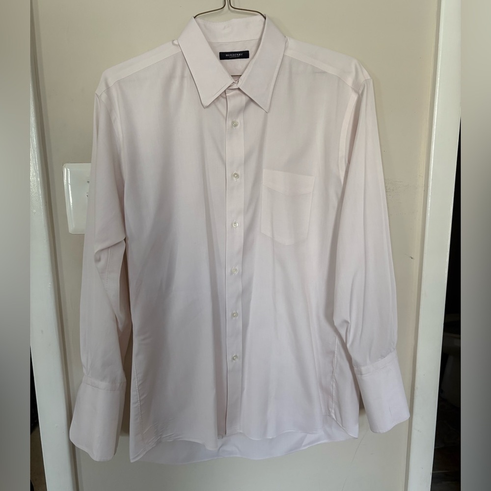Men's Burberry London Blush Pink Dress Shirt